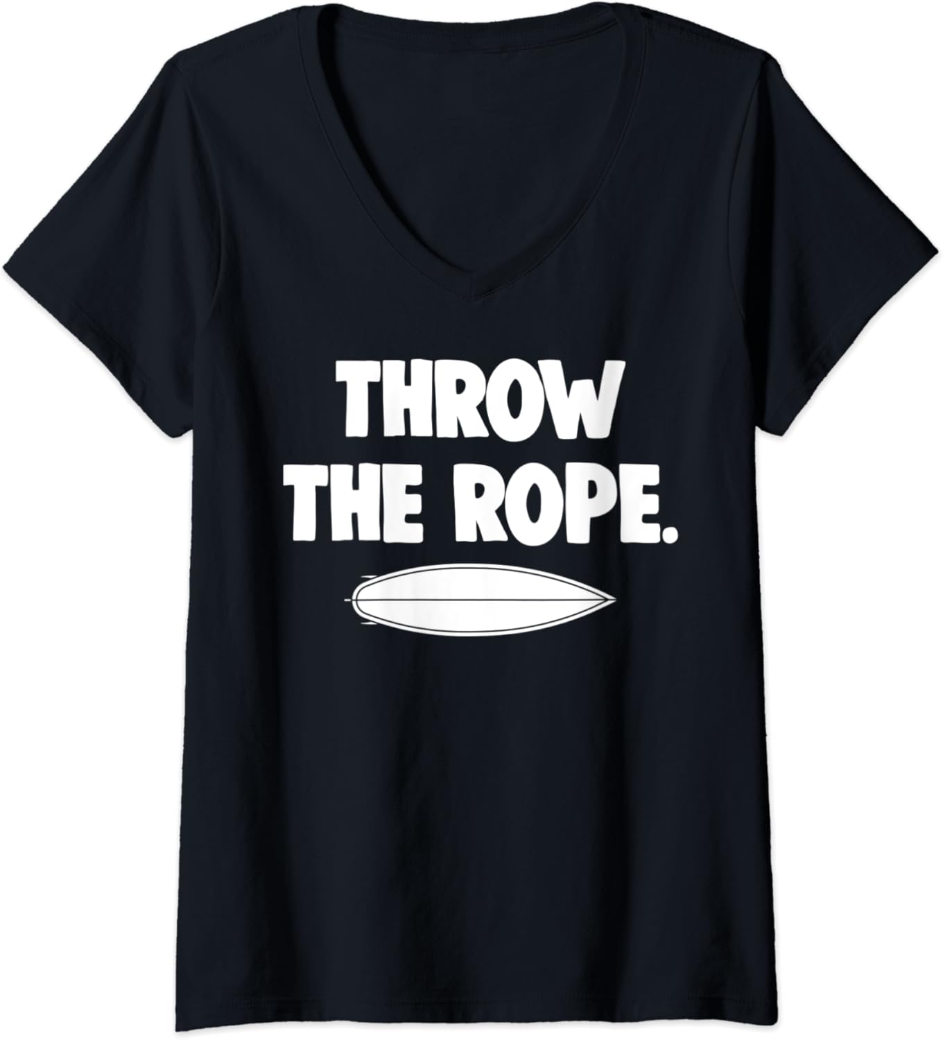 Womens Throw The Rope Tee Shirts Women Funny Gifts VNeck TShirt